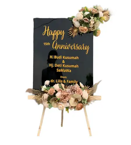 Papan Bunga Akrilik Kambu