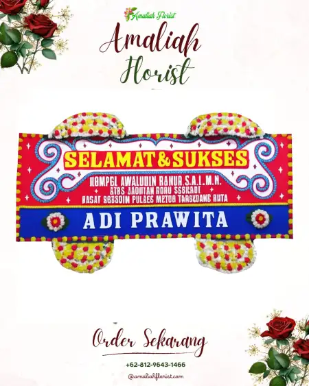 Papan Bunga Ucapan Selamat Kambu